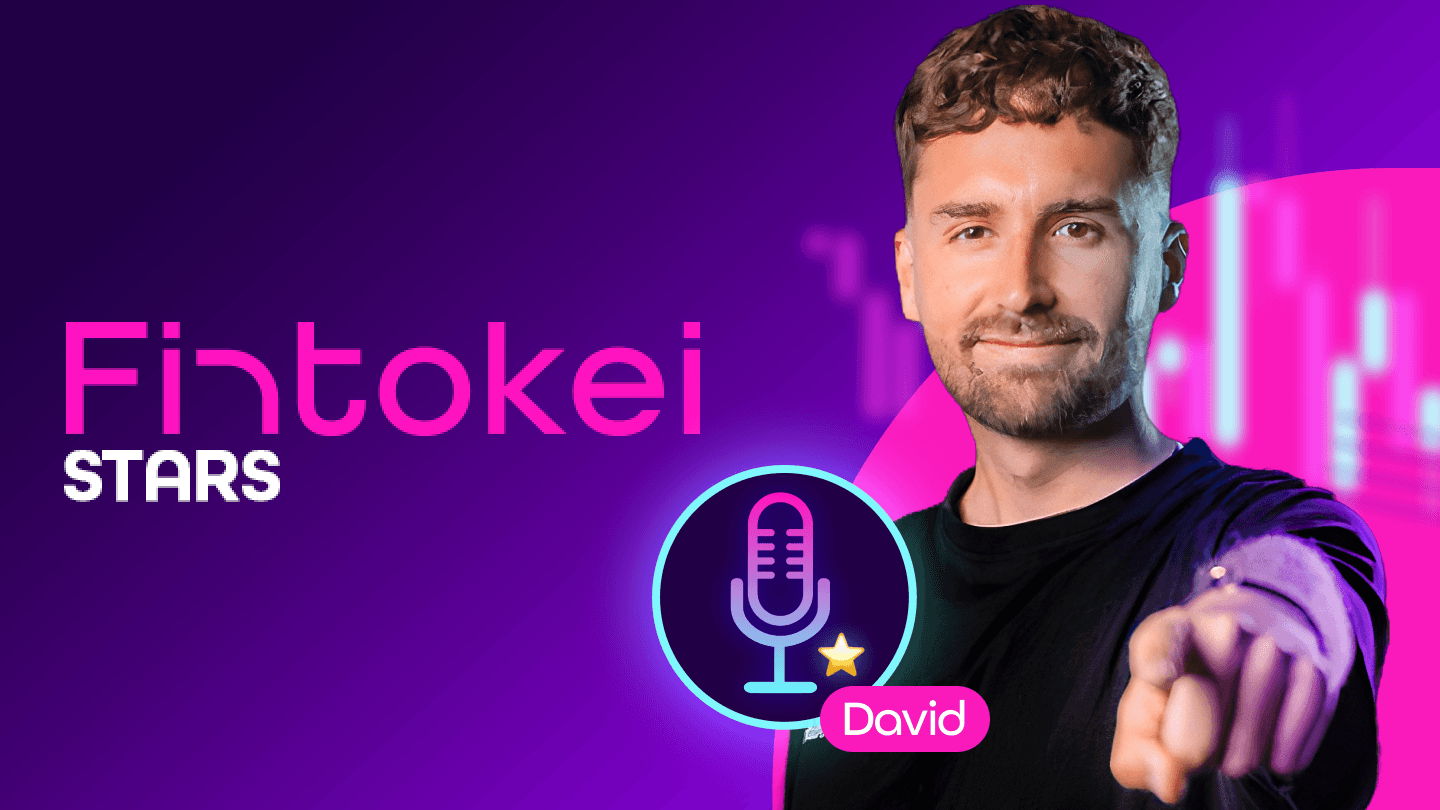 “I spent my first 2.5 years trading in the red, but I never stopped learning,” says Fintokei Star David