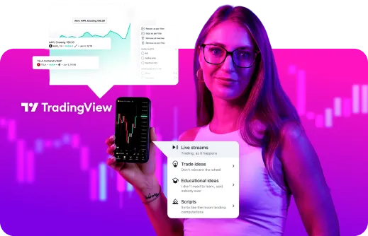 Obchoduj chytřeji s TradingView