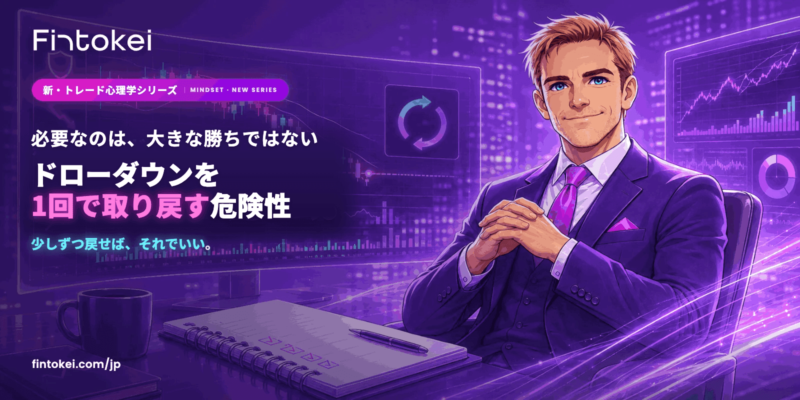 【新・トレード心理学シリーズ】ドローダウンを1回のトレードで取り戻そうとする危険性