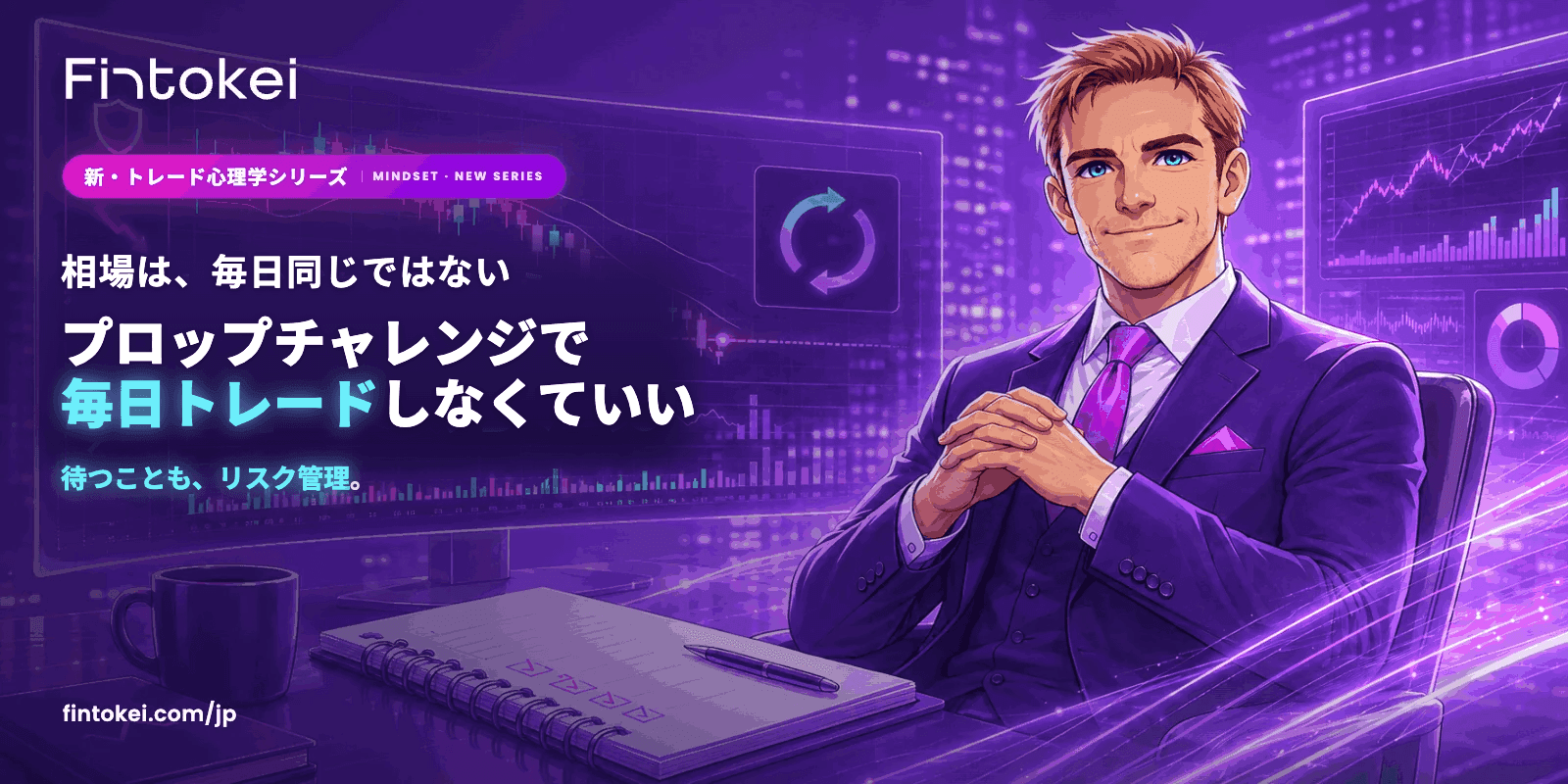 【新・トレード心理学シリーズ】プロップチャレンジで毎日トレードする必要がない理由