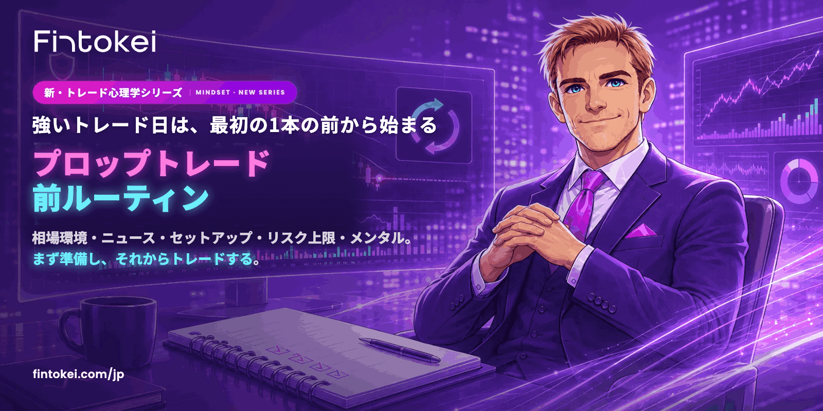 【新・トレード心理学シリーズ】プロップトレード前ルーティン