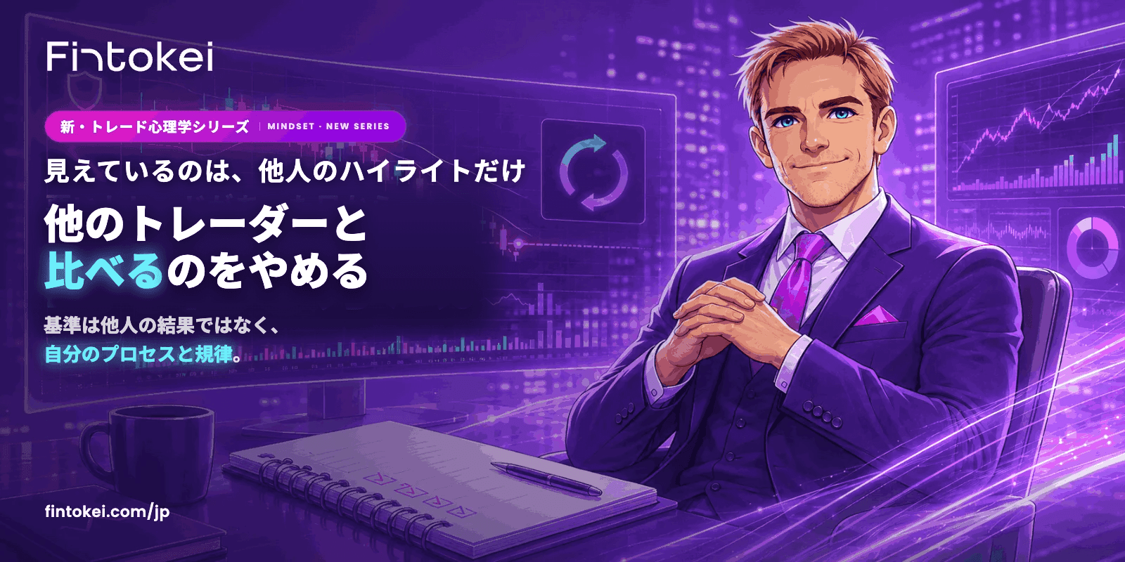 【新・トレード心理学シリーズ】他のトレーダーと比べるのをやめる