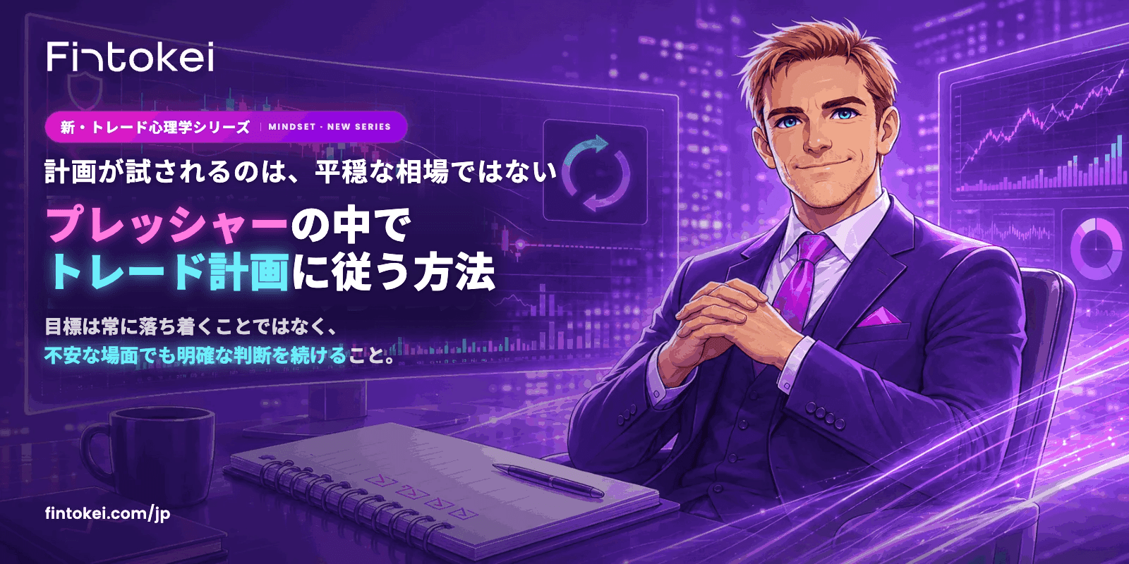 【新・トレード心理学シリーズ】プレッシャーの中でトレード計画に従う方法