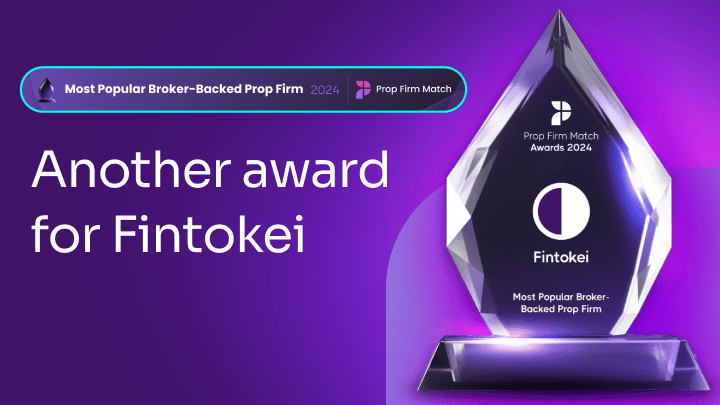 Fintokei Wins the Award for the Most Popular Broker-Backed Prop Firm