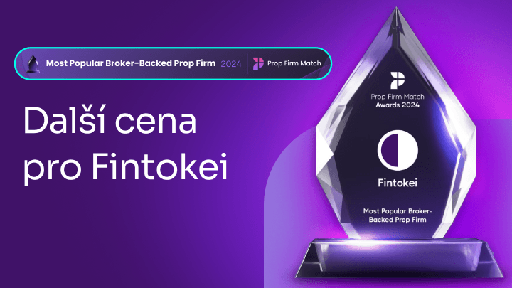 Fintokei přebírá cenu za nejoblíbenější brokerem podporovanou prop firmu